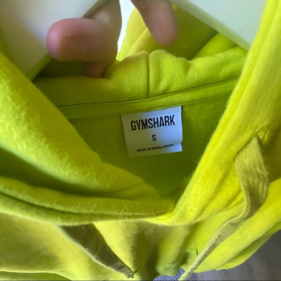 Gymshark Lime Oversized Training Hoodie sz Small - Picture 12 of 12